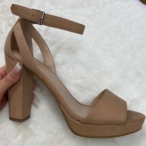 Nude Platform High Heels